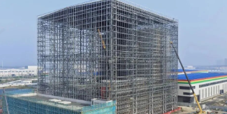 WISKIND | Прорив у будівництві одноповерхового холодильного сховища завдовжки понад 60 метрів дає змогу промисловому парку розвивати розумні холодильні системи